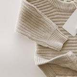 Chunky Knit Onesie ‘Biscotti’