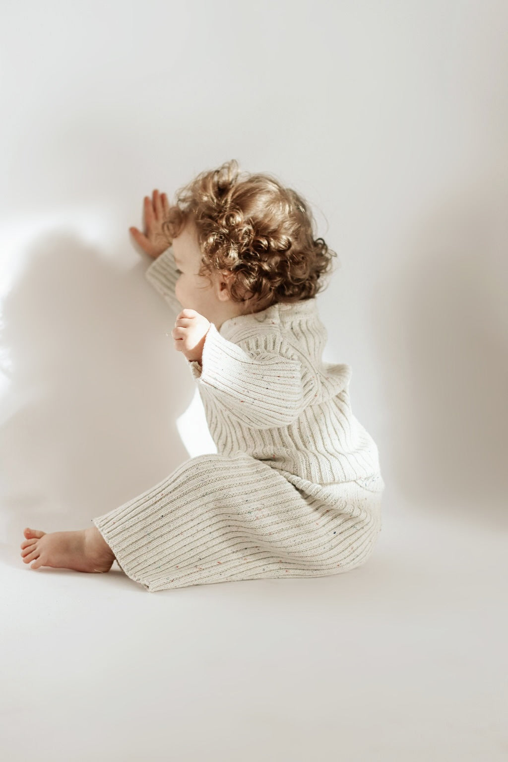 Children’s Sprinkle Knit Ribbed Sweater