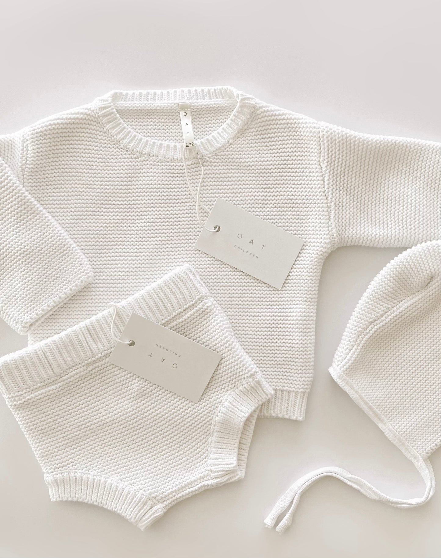 Purl Knit Sweater ‘Milk’