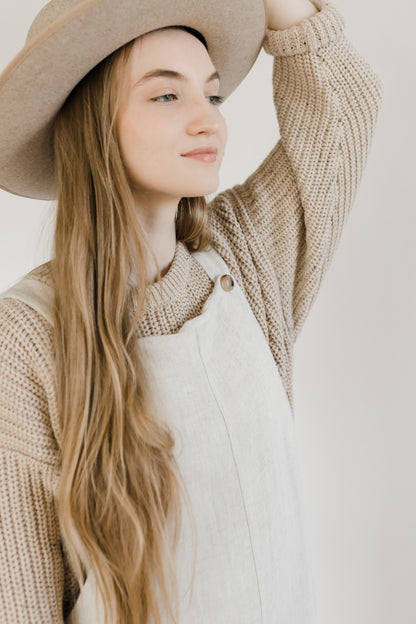 Women’s Oat Fleck Chunky Sweater