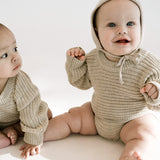 Chunky Knit Onesie ‘Biscotti’