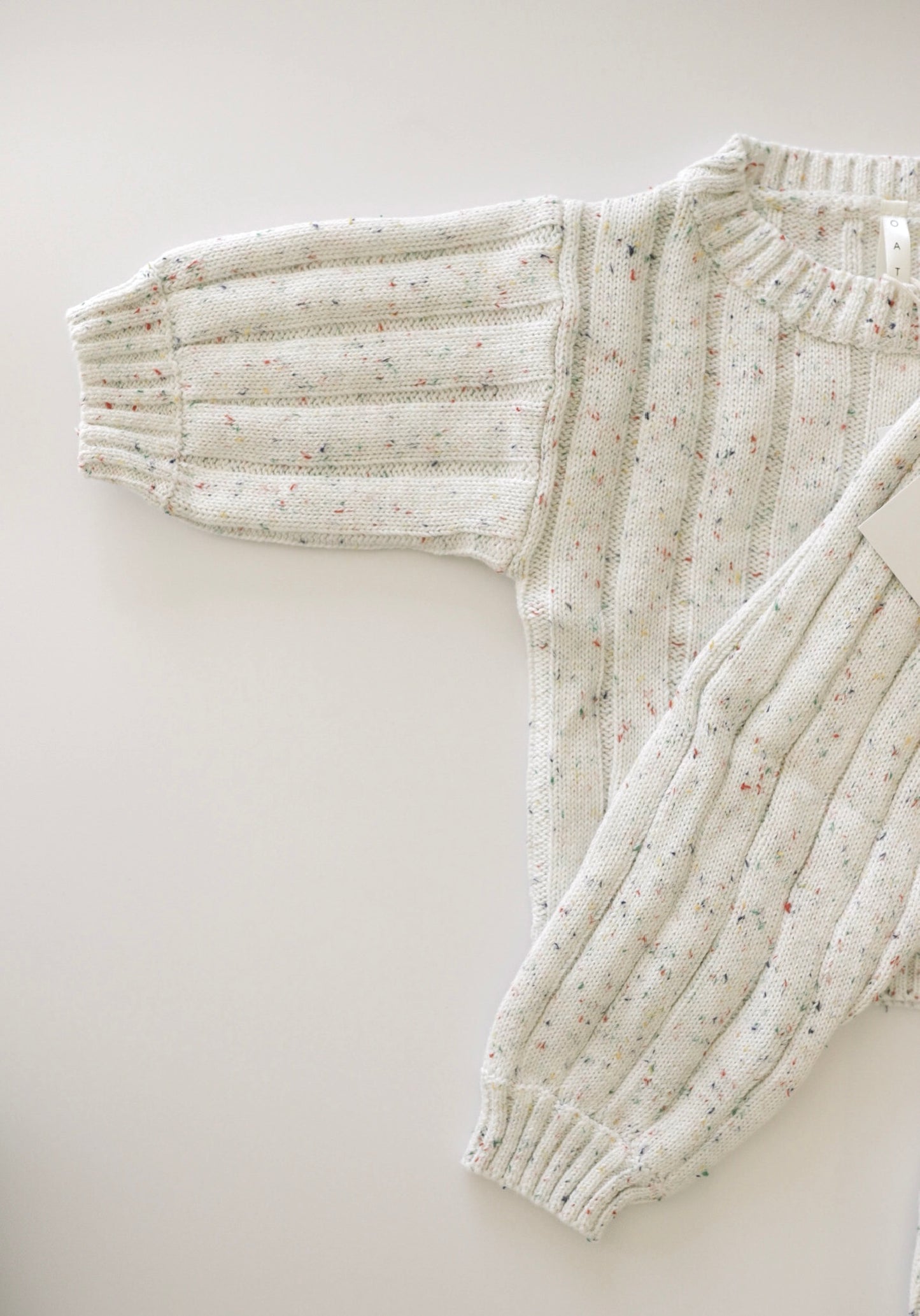 Children’s Wide Ribbed Knit Sweater ‘Sprinkle’
