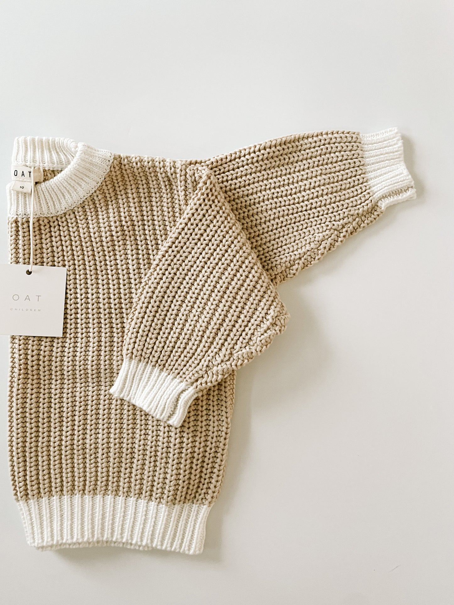 ‘Two - Tone‘ Chunky Sweater