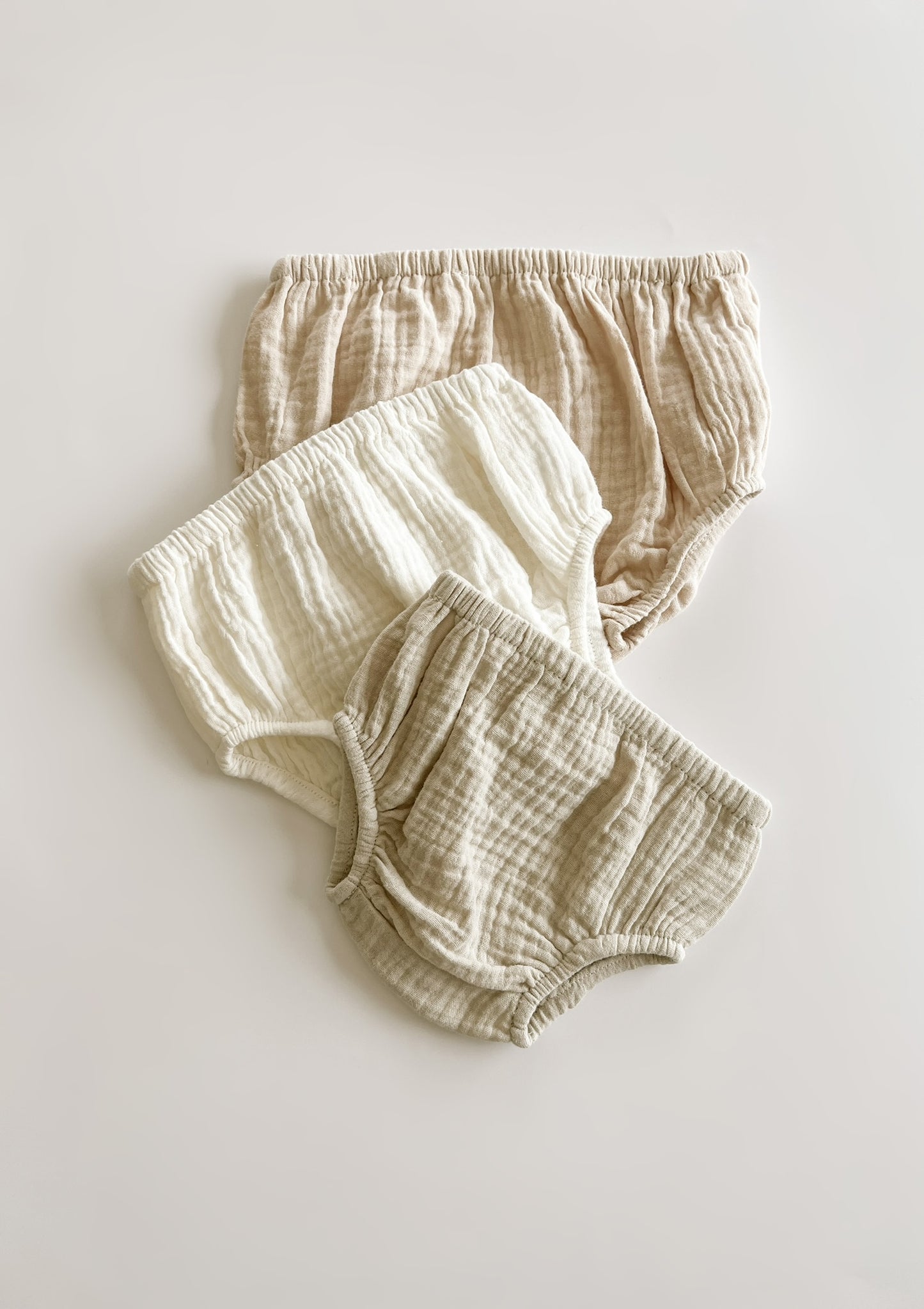 Muslin Bubble Bloomer - Vanilla