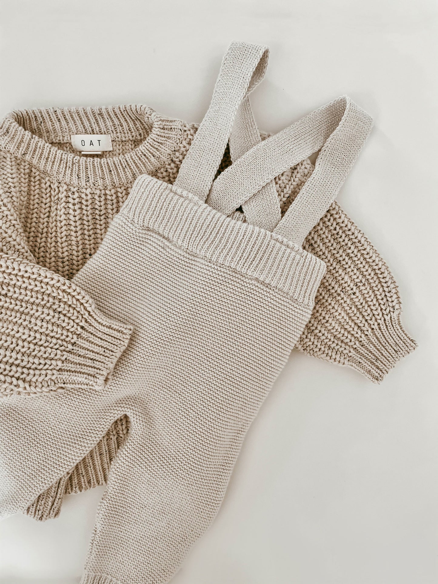 ‘Oat Fleck’ Chunky Sweater