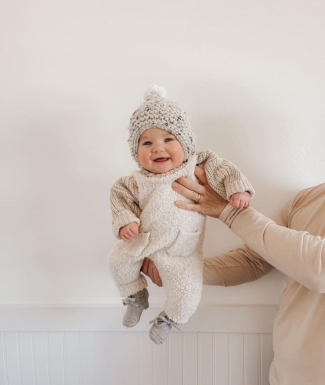 ‘Oat Fleck’ Chunky Sweater