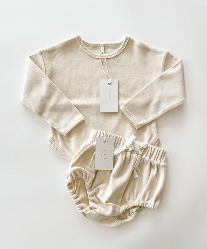 Essential Cotton Ribbed Bloomer ‘Ivory’
