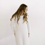 Women’s Wide Ribbed Dress ‘Dove’