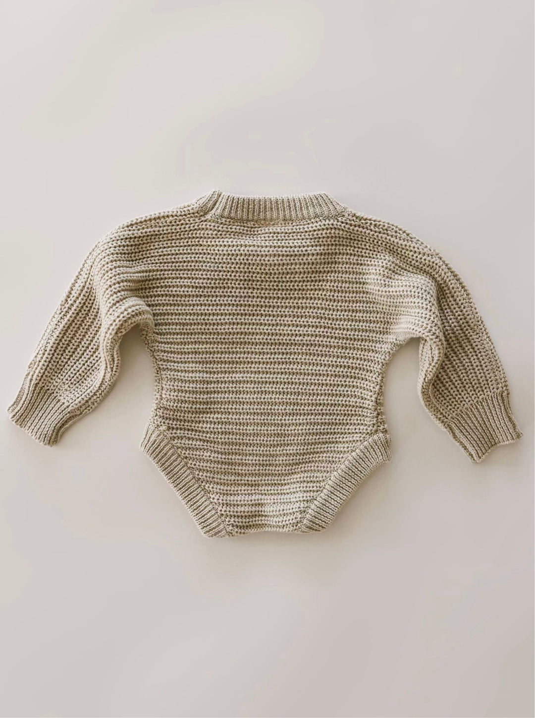 Chunky Knit Onesie Biscotti Oat Co