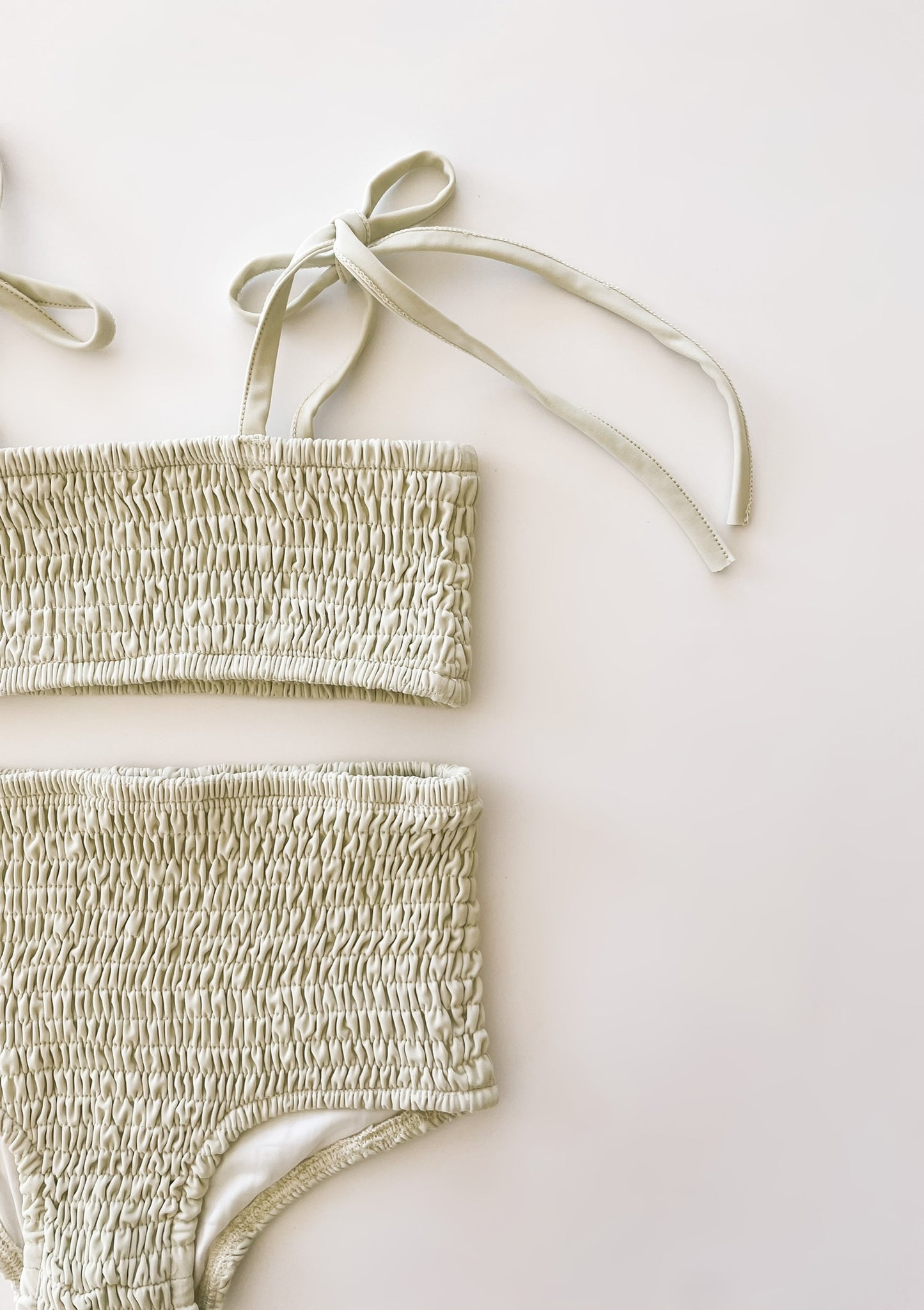 High Waisted Bikini Bottoms - Sage