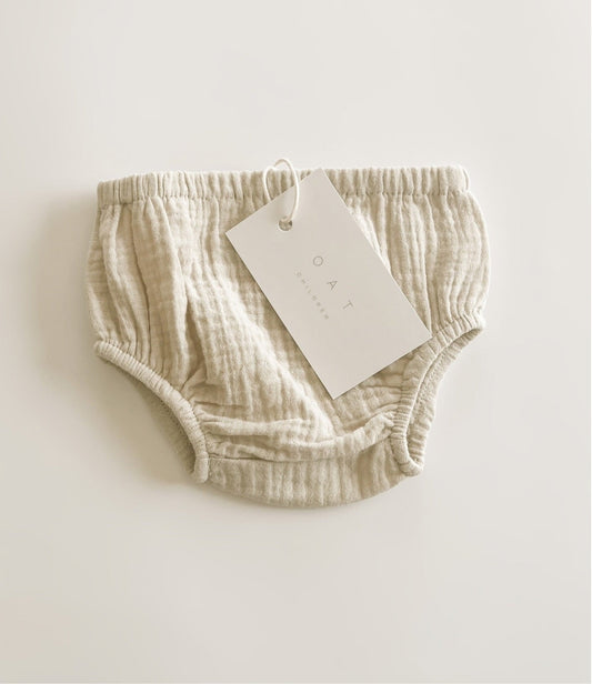 Muslin Bubble Bloomer - Stone