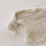 Chunky Knit Onesie ‘Oatmeal’