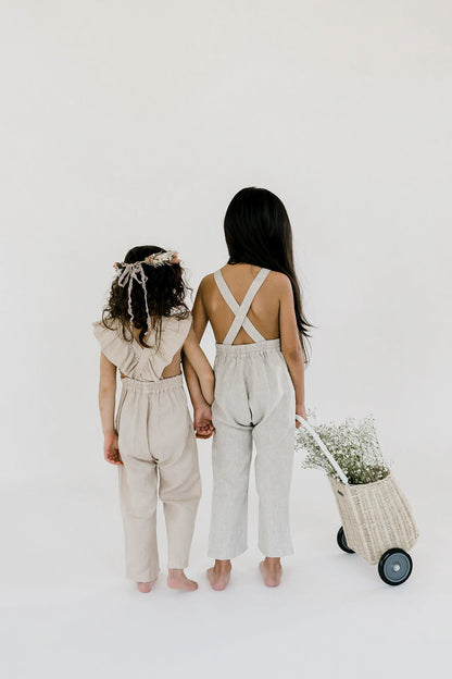 Linen Jumper - Flax