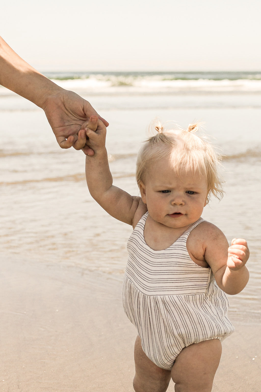 Coastal Stripe Bubble Romper