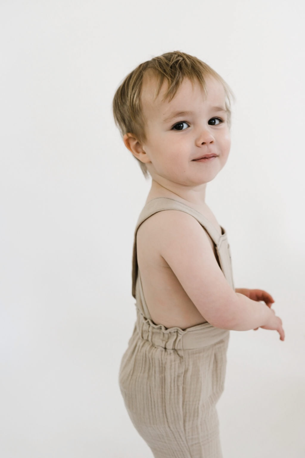 Muslin Overalls - Vintage Brown