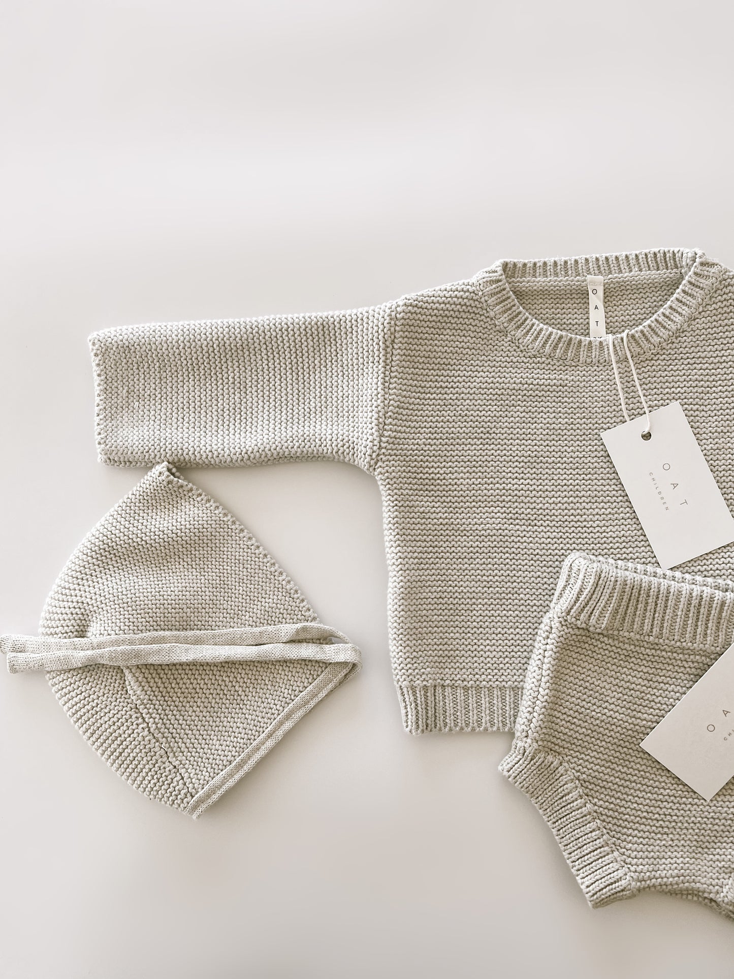 Purl Knit Bloomer Shorts ‘Gray Marle’