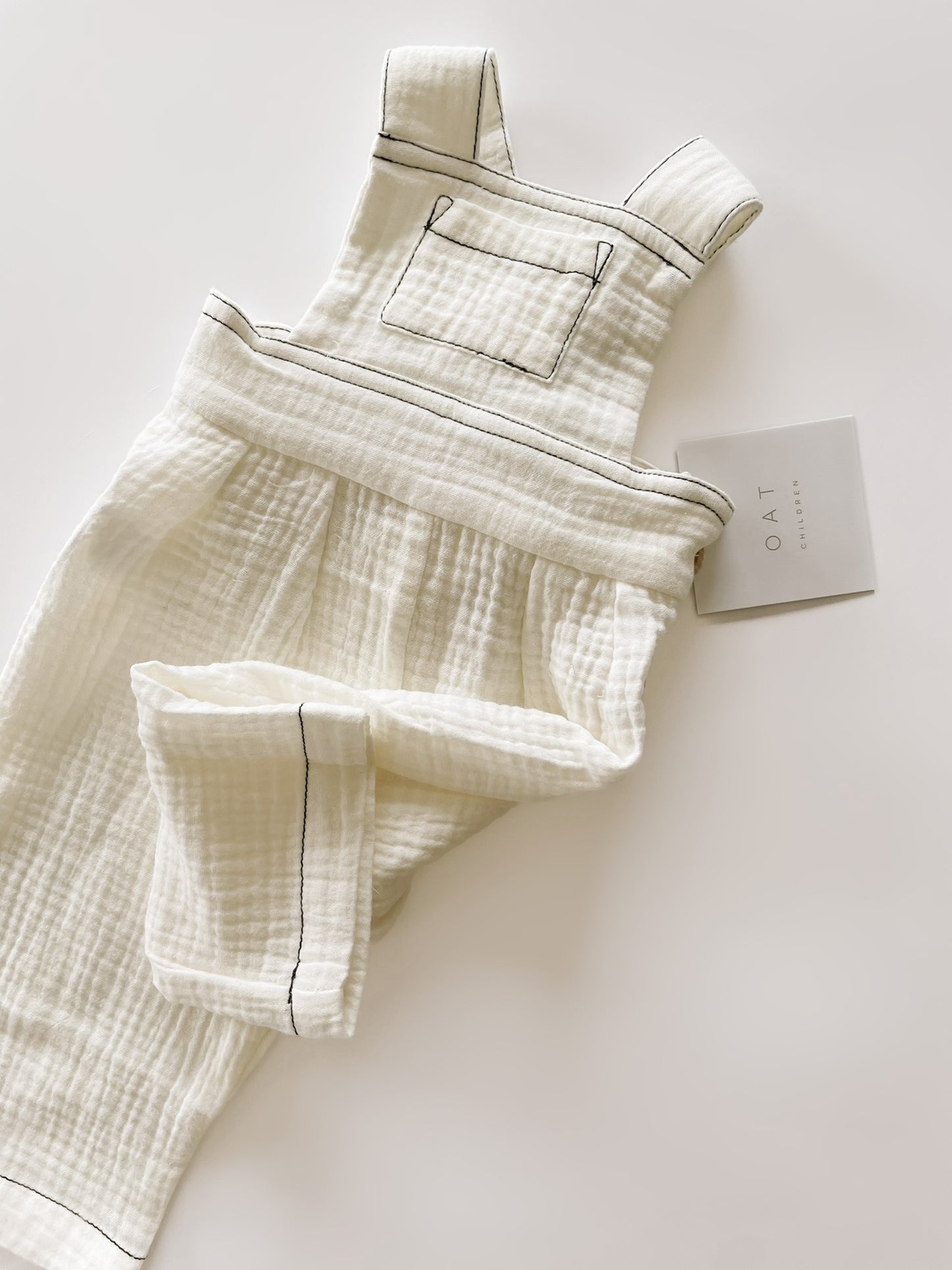Muslin Overalls - Vanilla