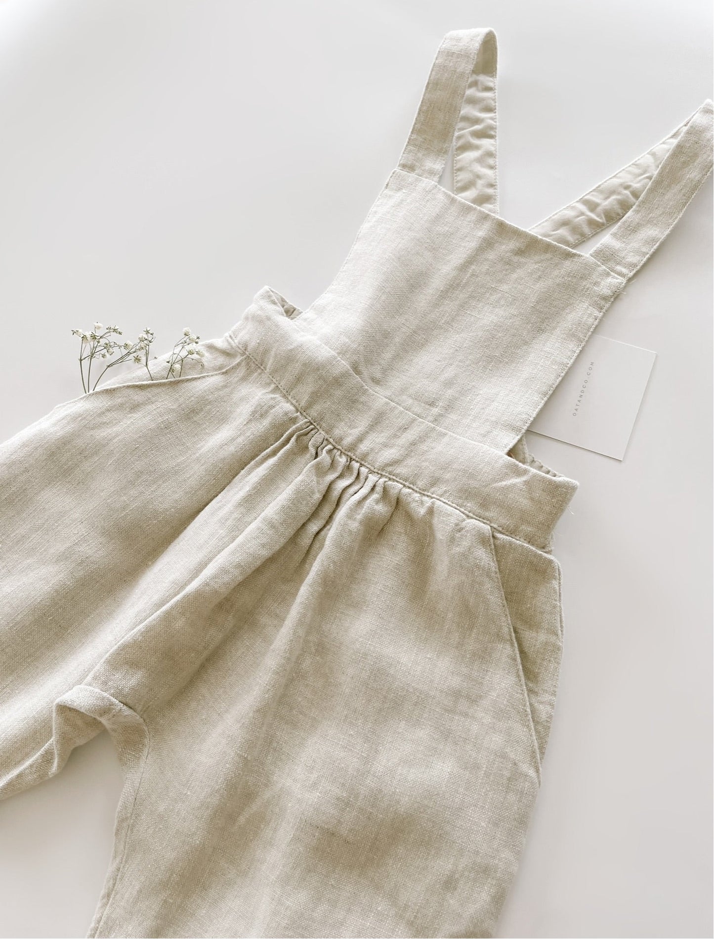 Linen Jumper - Flax