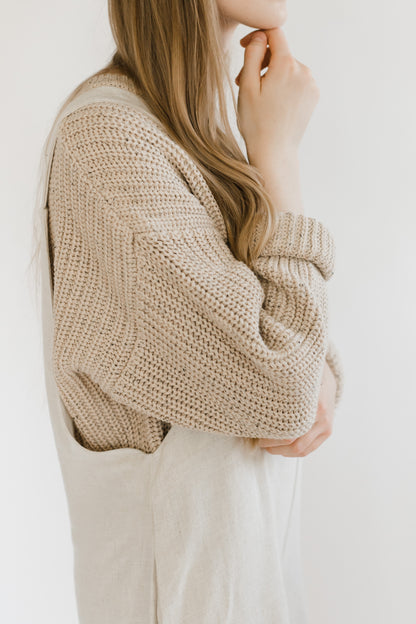 Women’s Oat Fleck Chunky Sweater