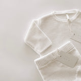 Purl Knit Sweater ‘Milk’
