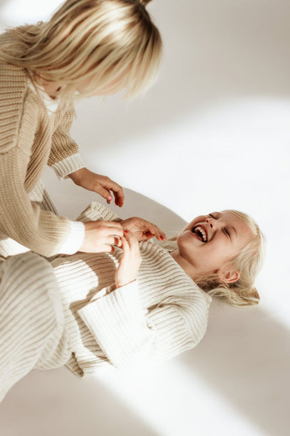 Children’s Sprinkle Knit Ribbed Sweater