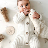 ‘Powder’ Ribbed Knit Playsuit