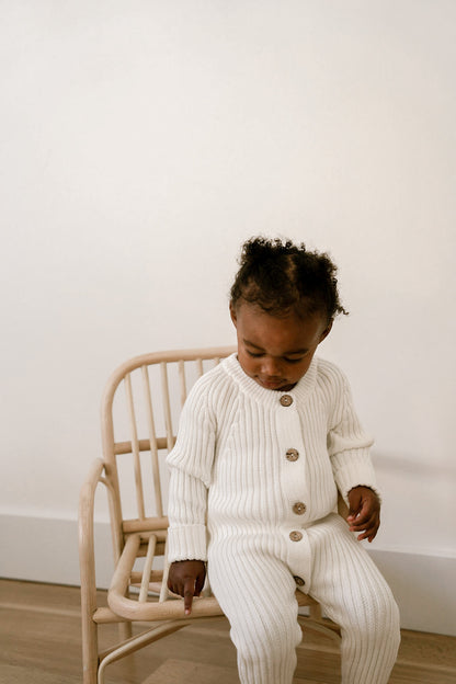 ‘Powder’ Ribbed Knit Playsuit
