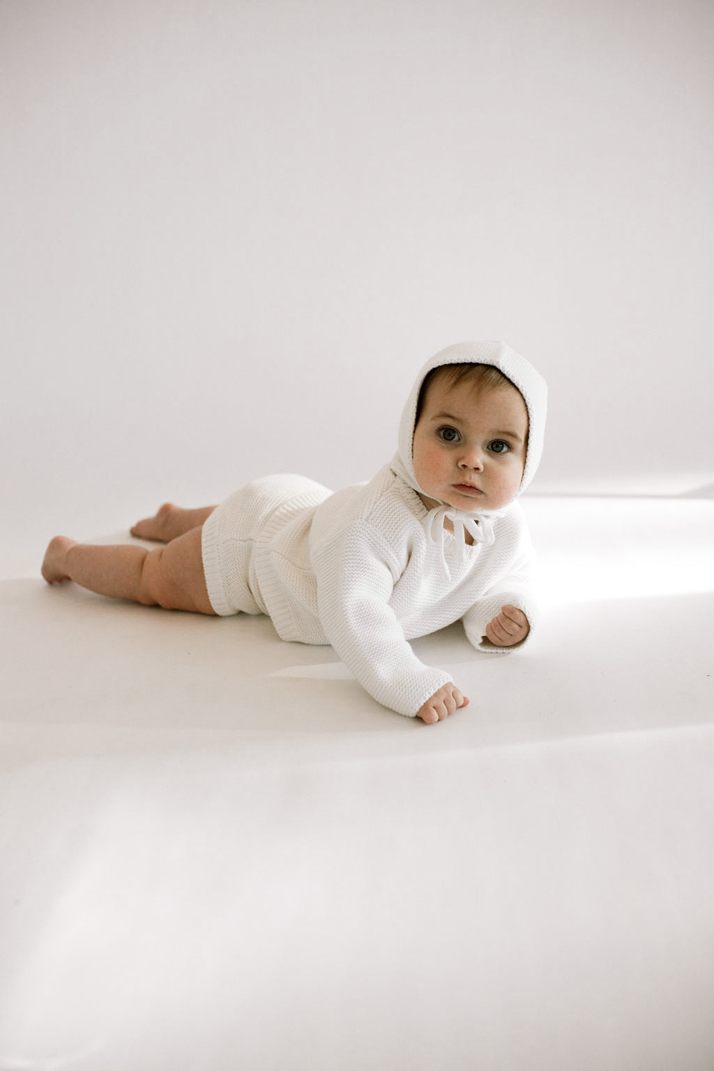 Purl Knit Sweater ‘Milk’