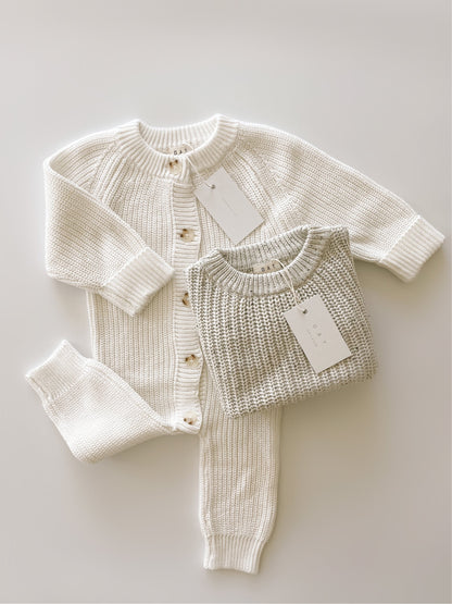 Powder Chunky Knit Playsuit