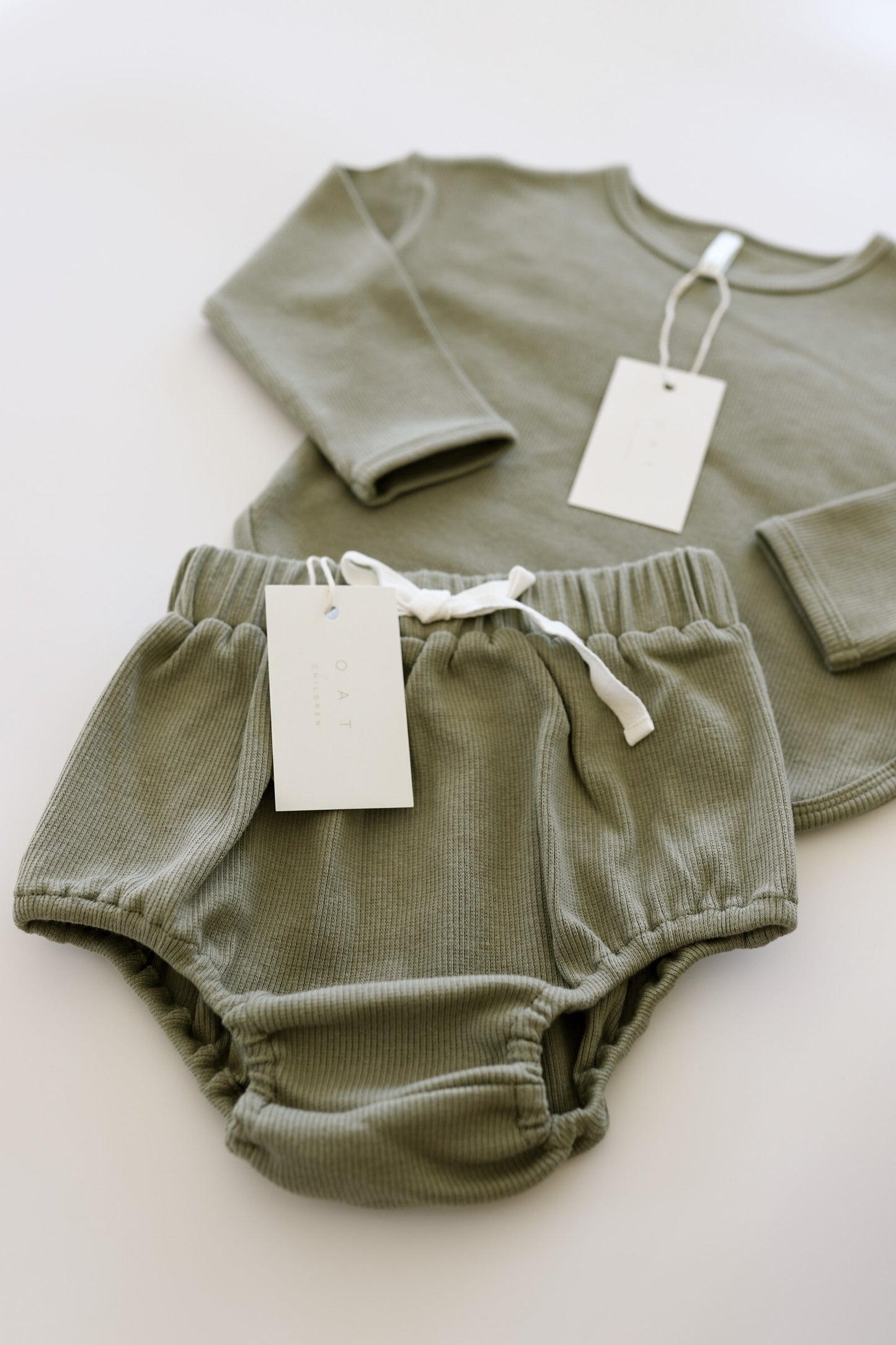 Essential Cotton Ribbed Bloomer ‘Olive’