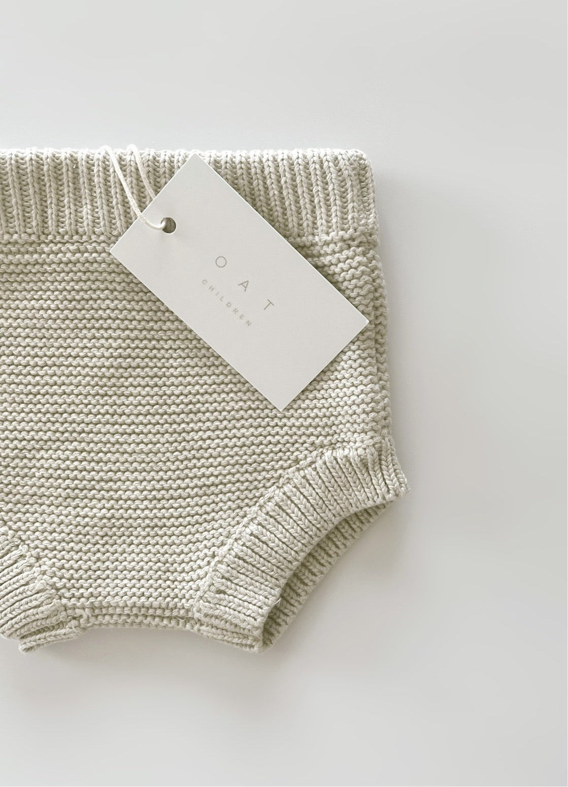 Purl Knit Bloomer Shorts ‘Gray Marle’