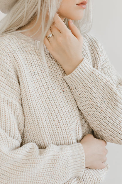 Women’s Sprinkle Knit Chunky Sweater