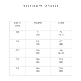 Heirloom Onesie - Lemons