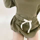 Essential Cotton Ribbed Bloomer ‘Olive’