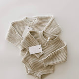 Chunky Knit Onesie ‘Biscotti’