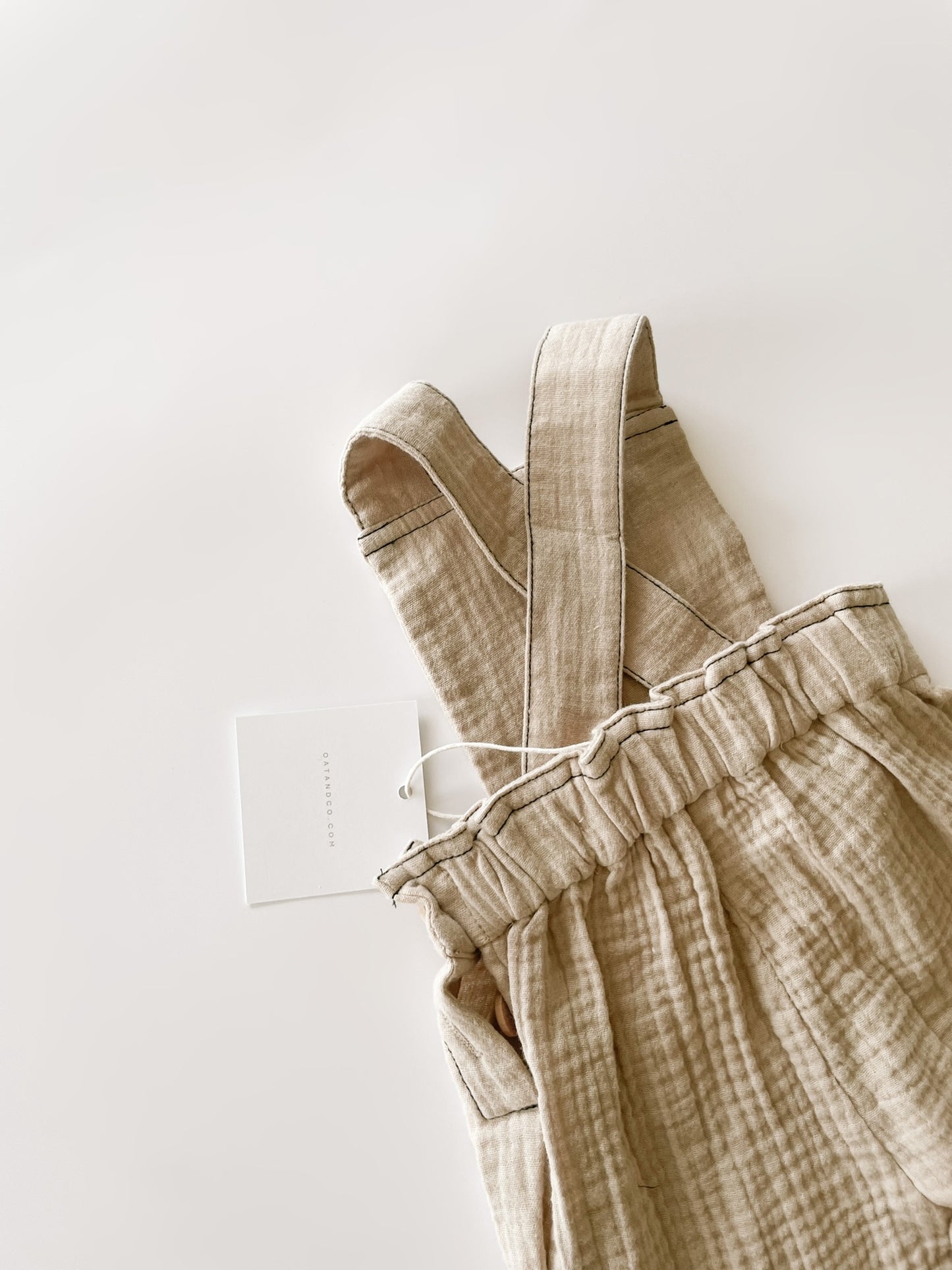 Muslin Overalls - Vintage Brown