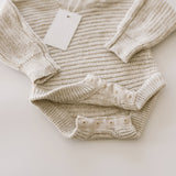 Chunky Knit Onesie ‘Oatmeal’