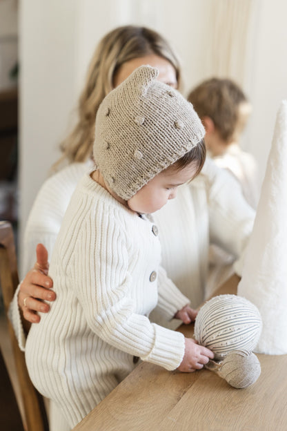 ‘Powder’ Ribbed Knit Playsuit