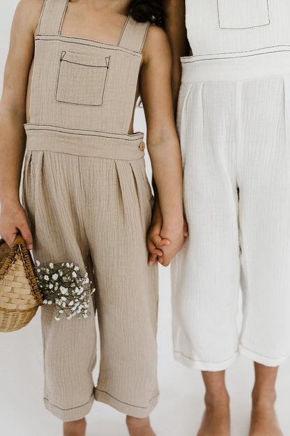 Muslin Overalls - Vintage Brown