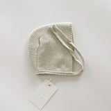 Purl Knit Bonnet ‘Gray Marle’