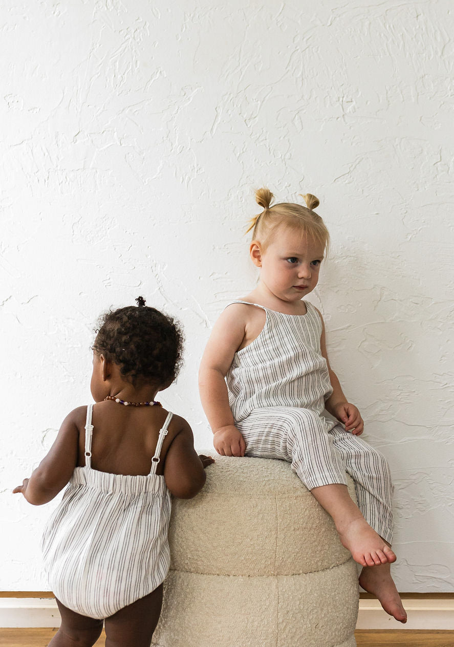 Coastal Stripe Bubble Romper
