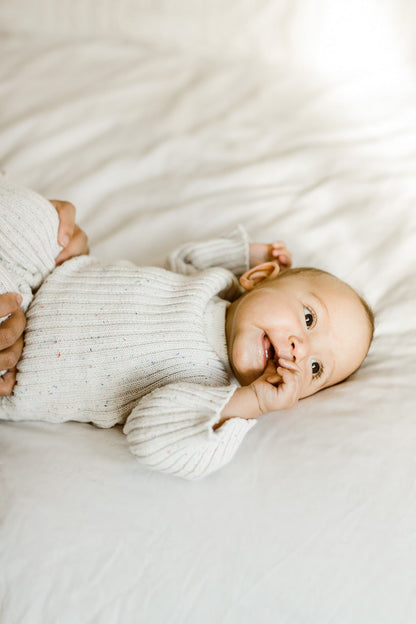 Children’s Sprinkle Knit Ribbed Sweater