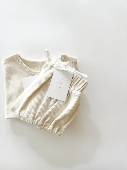 Essential Cotton Ribbed Bloomer ‘Ivory’