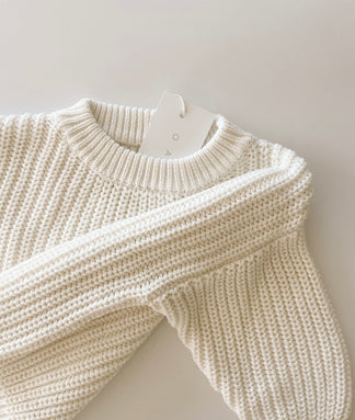 Powder Chunky Sweater – Oat Co