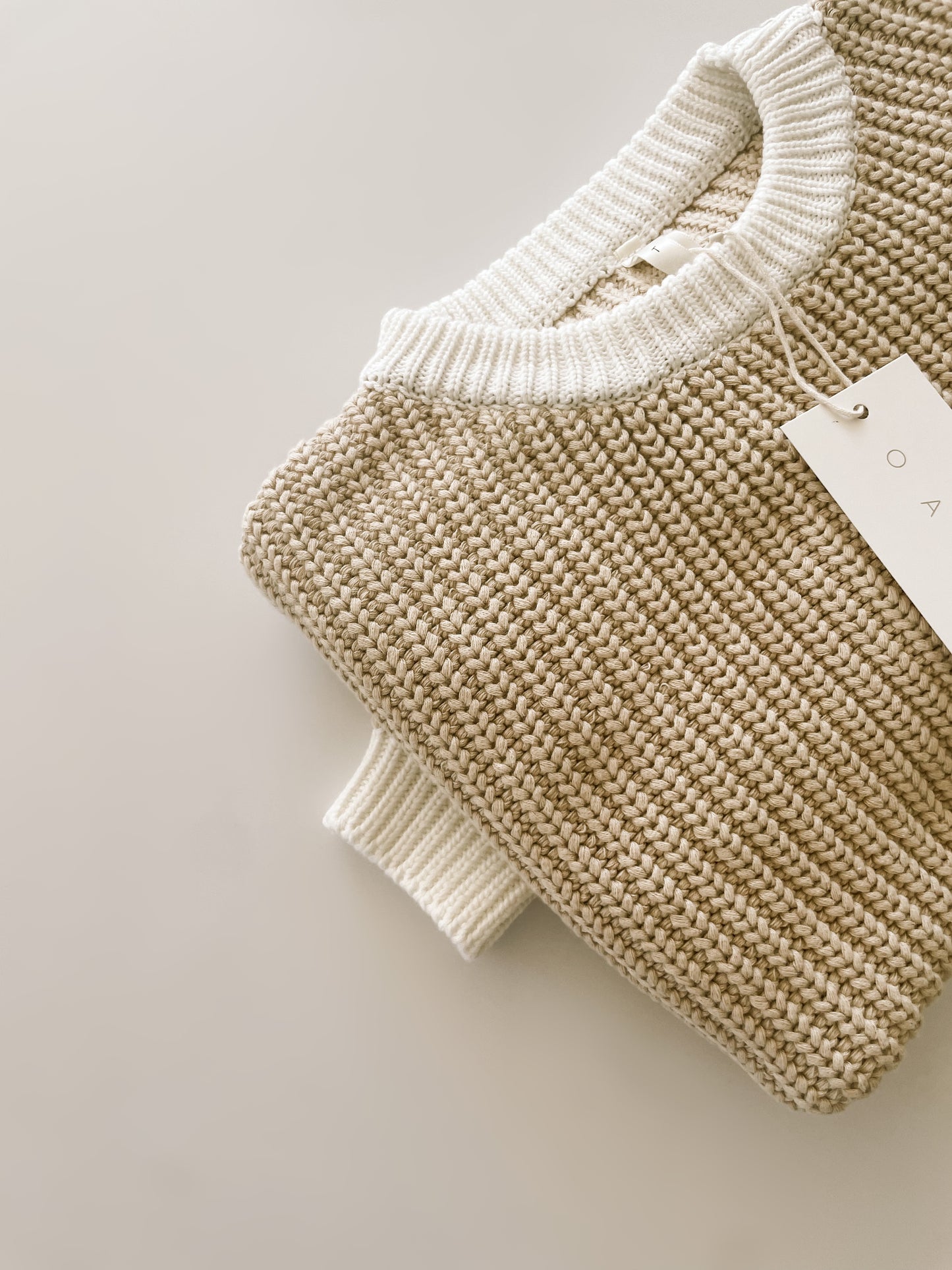 Women’s Two-Tone Chunky Knit Sweater